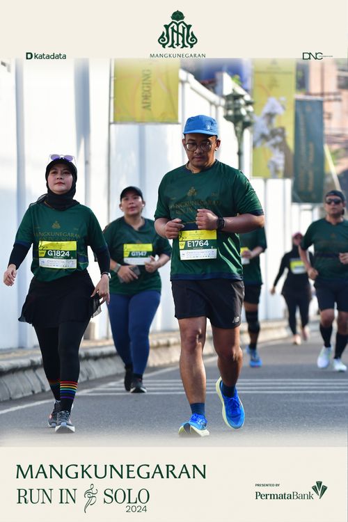 Race photo from Mangkunegaran Run 2024