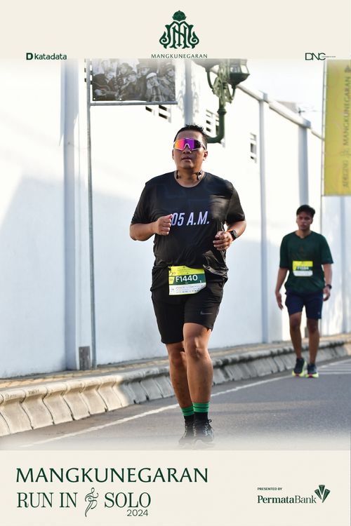 Race photo from Mangkunegaran Run 2024