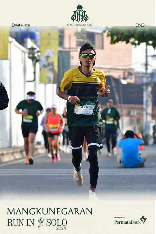 Race photo from Mangkunegaran Run 2024
