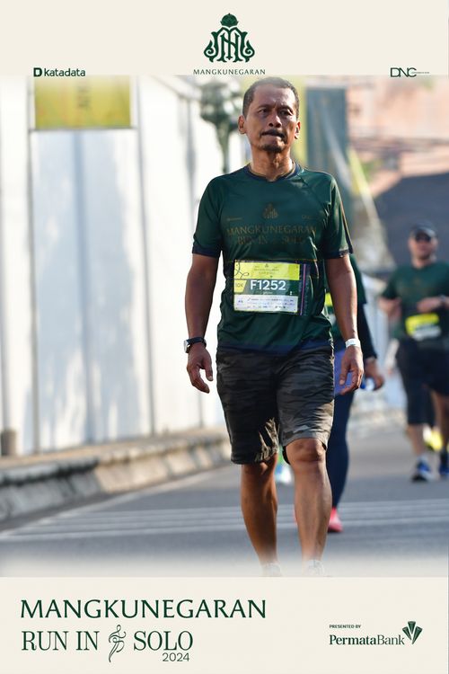 Race photo from Mangkunegaran Run 2024