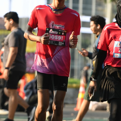 Race photo from SMARTFREN RUN 2026