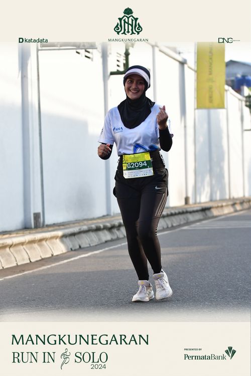 Race photo from Mangkunegaran Run 2024