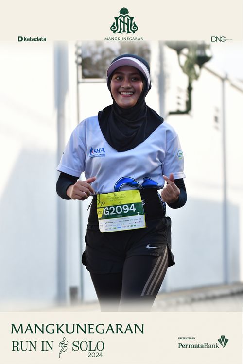 Race photo from Mangkunegaran Run 2024