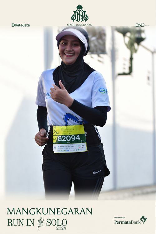 Race photo from Mangkunegaran Run 2024