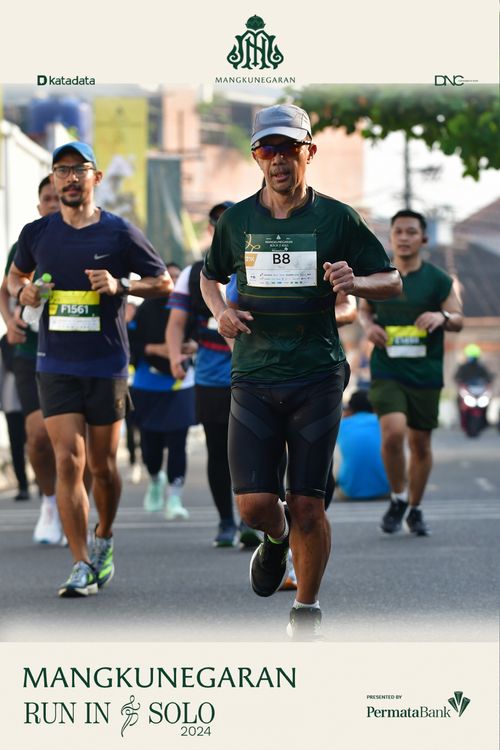 Race photo from Mangkunegaran Run 2024