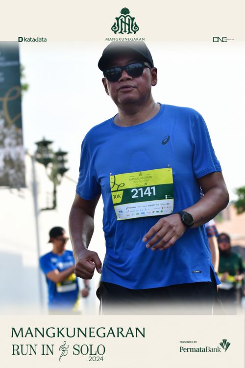 Race photo from Mangkunegaran Run 2024