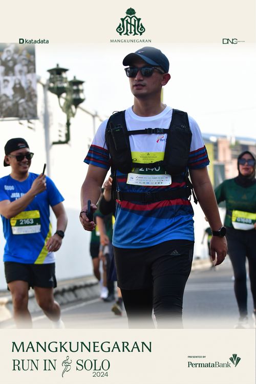 Race photo from Mangkunegaran Run 2024
