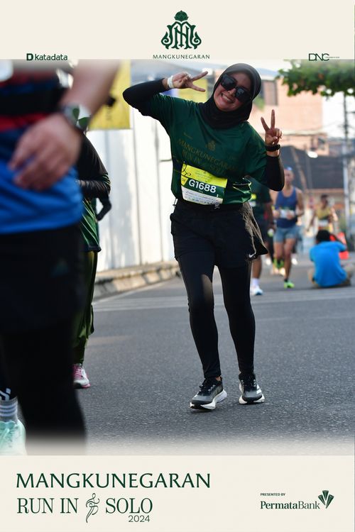 Race photo from Mangkunegaran Run 2024