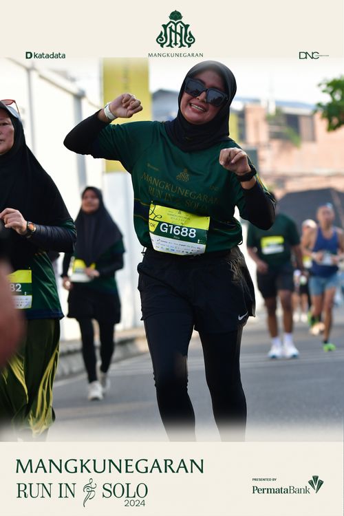 Race photo from Mangkunegaran Run 2024
