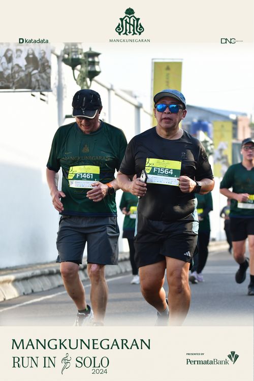 Race photo from Mangkunegaran Run 2024