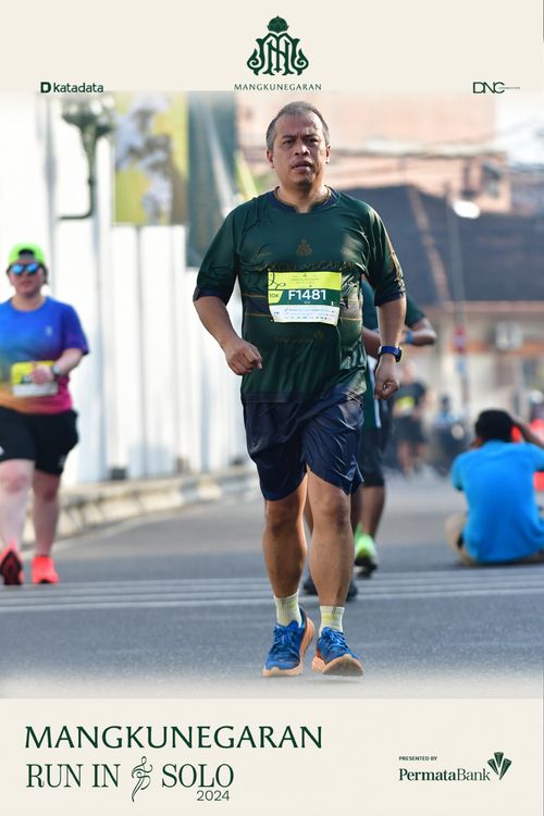 Race photo from Mangkunegaran Run 2024