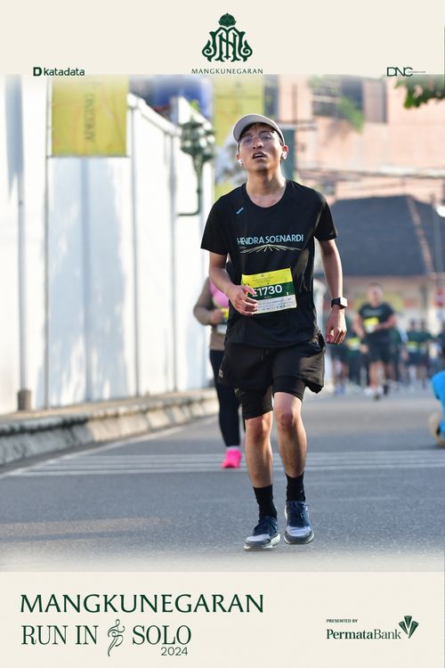 Race photo from Mangkunegaran Run 2024