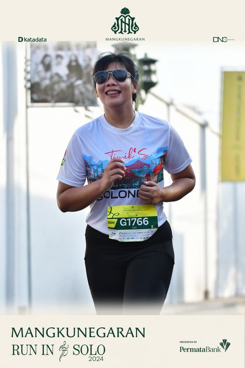 Race photo from Mangkunegaran Run 2024
