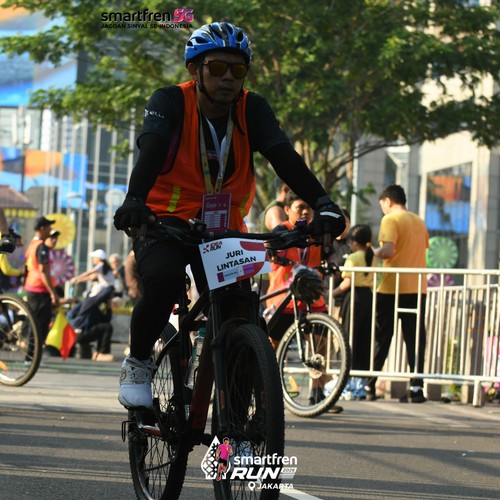 Race photo from SMARTFREN RUN 2026