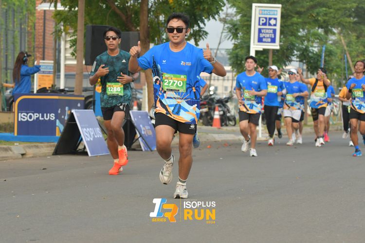 Race photo from ISOPlus Run 2024 Jakarta