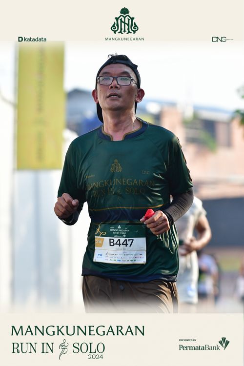 Race photo from Mangkunegaran Run 2024