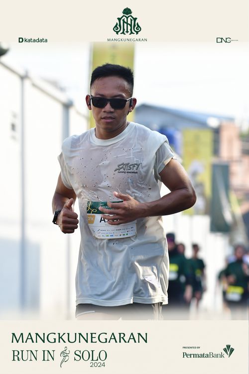 Race photo from Mangkunegaran Run 2024