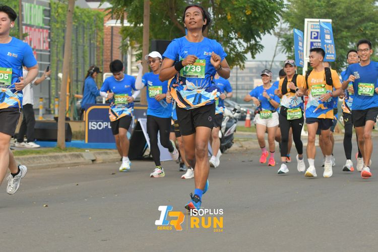Race photo from ISOPlus Run 2024 Jakarta