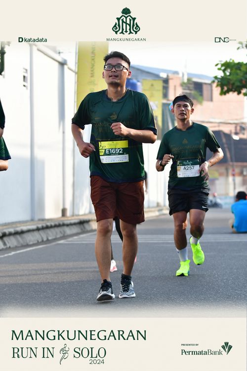 Race photo from Mangkunegaran Run 2024