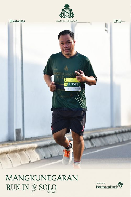 Race photo from Mangkunegaran Run 2024