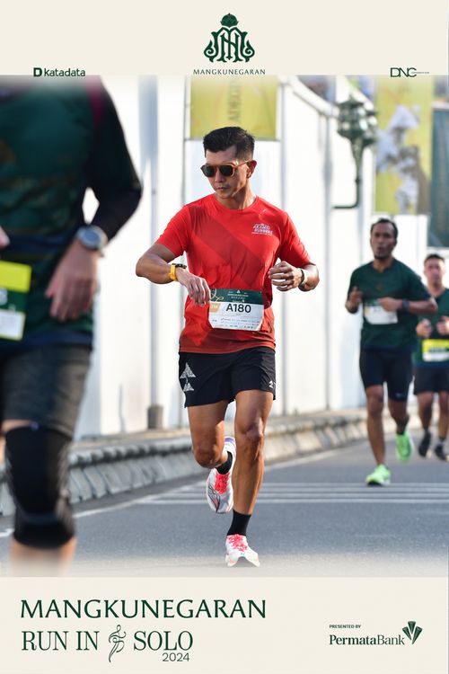 Race photo from Mangkunegaran Run 2024