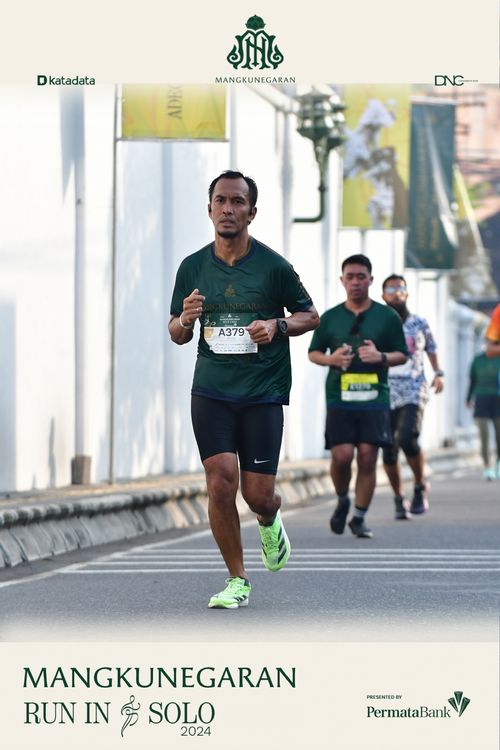 Race photo from Mangkunegaran Run 2024