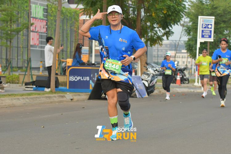 Race photo from ISOPlus Run 2024 Jakarta