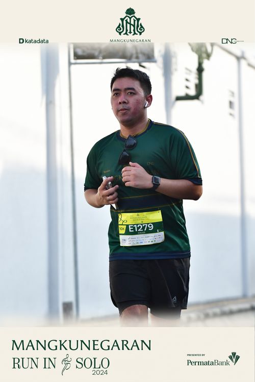 Race photo from Mangkunegaran Run 2024