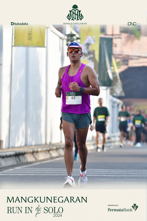 Race photo from Mangkunegaran Run 2024