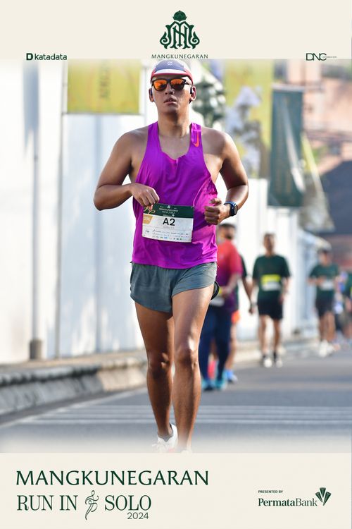 Race photo from Mangkunegaran Run 2024