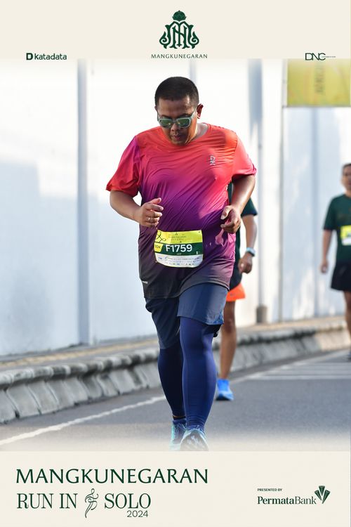 Race photo from Mangkunegaran Run 2024