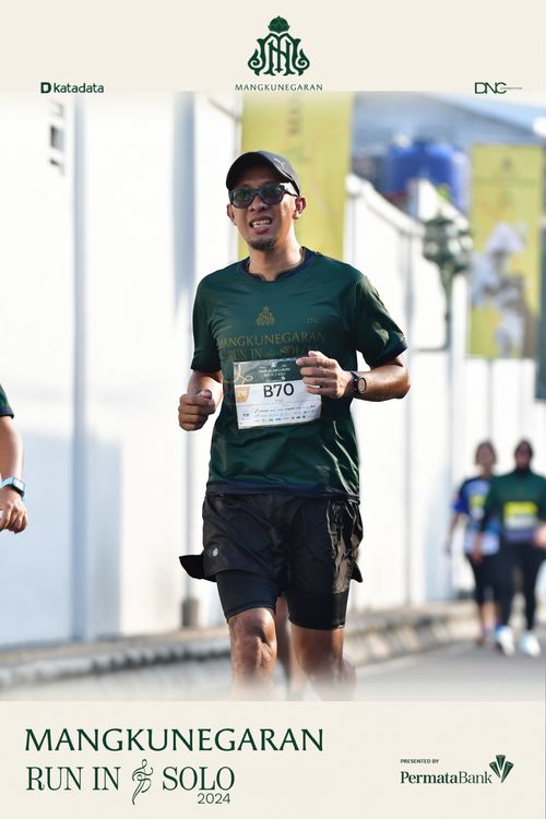 Race photo from Mangkunegaran Run 2024