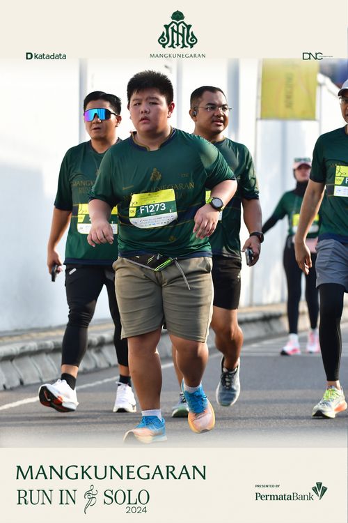Race photo from Mangkunegaran Run 2024