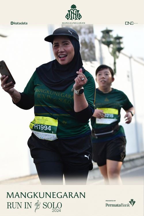 Race photo from Mangkunegaran Run 2024