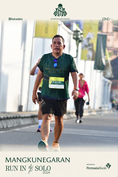 Race photo from Mangkunegaran Run 2024