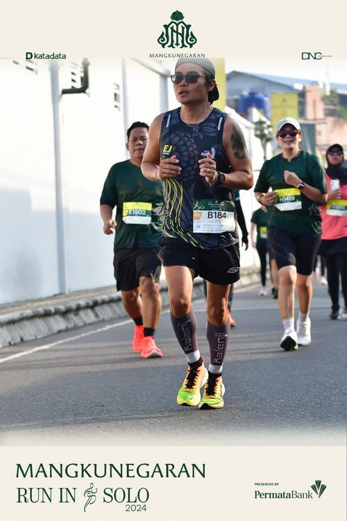 Race photo from Mangkunegaran Run 2024