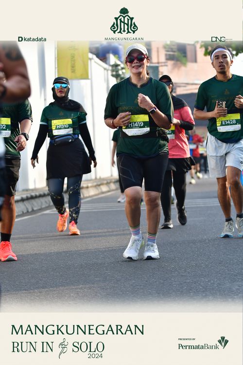 Race photo from Mangkunegaran Run 2024