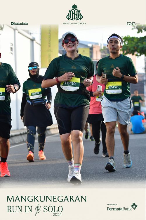 Race photo from Mangkunegaran Run 2024