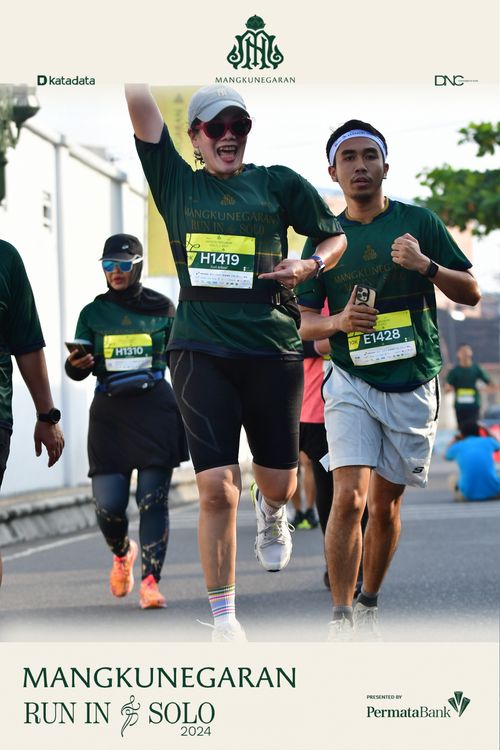 Race photo from Mangkunegaran Run 2024