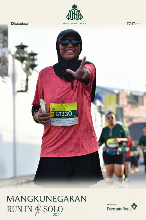 Race photo from Mangkunegaran Run 2024