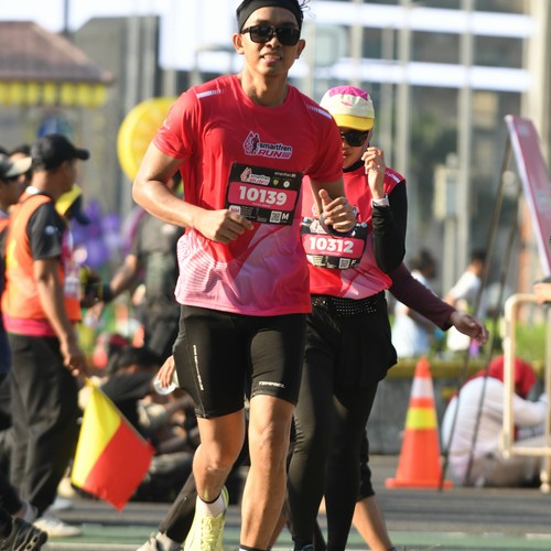Race photo from SMARTFREN RUN 2026