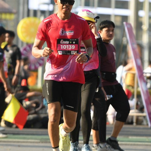 Race photo from SMARTFREN RUN 2026