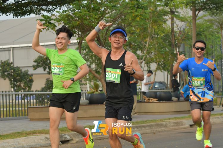 Race photo from ISOPlus Run 2024 Jakarta