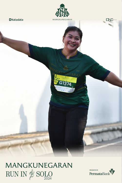 Race photo from Mangkunegaran Run 2024