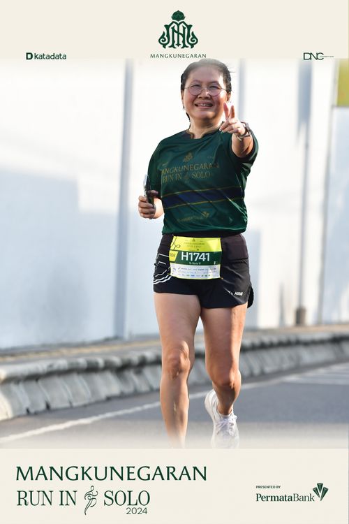 Race photo from Mangkunegaran Run 2024