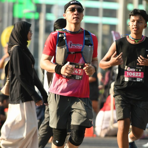 Race photo from SMARTFREN RUN 2026