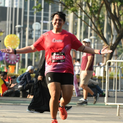 Race photo from SMARTFREN RUN 2026