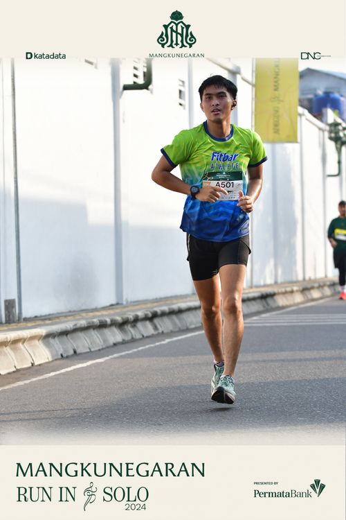 Race photo from Mangkunegaran Run 2024