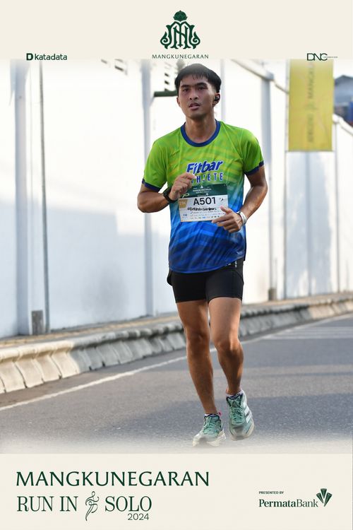 Race photo from Mangkunegaran Run 2024