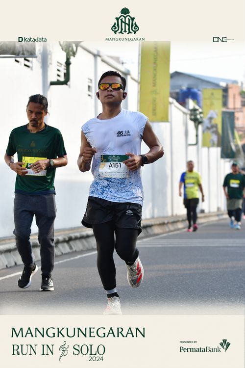Race photo from Mangkunegaran Run 2024